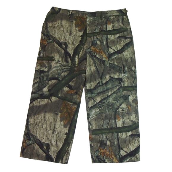 Russel Outdoors‎ Mossy Oak Pants Mens XL Camouflage Cargo Adjustable 42x25.5" - Picture 1 of 12